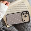 Vintage Polka Dot Large Window Phone Case For iPhone 14 15 16 17 Pro Max INS Minimalist Shockproof Protective Cover 4 Colors