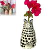 Creative Polka Dot Cat Vase Multicolor Hydroponic Flower Pot Tiny Animal Flower Vase  Home