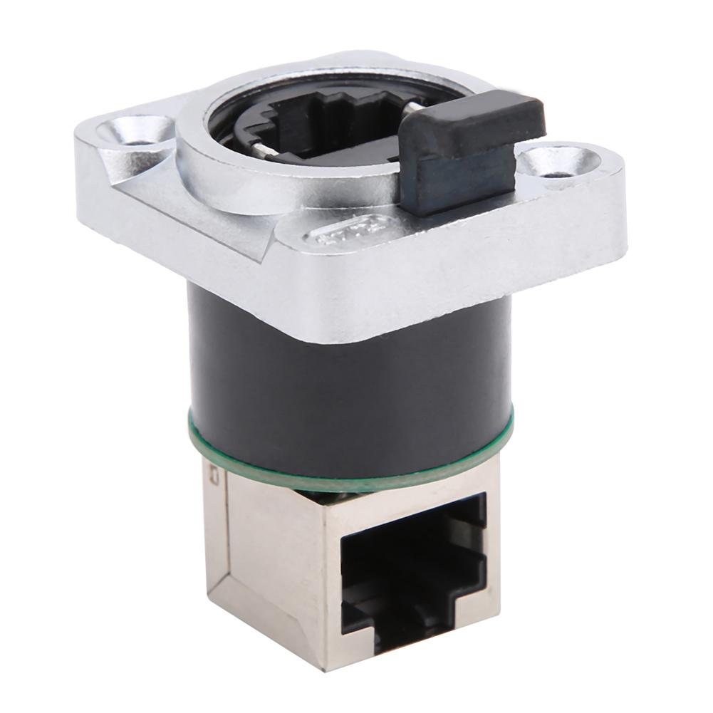 

RJ45 Angled Connector Waterproof Round Insulator PA Material YTRJ45 Aviation Plug