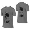 Shikamaru Nara Short Style Reversible Tshirt Japanesestyle Lazy Heat Transfer Shirt