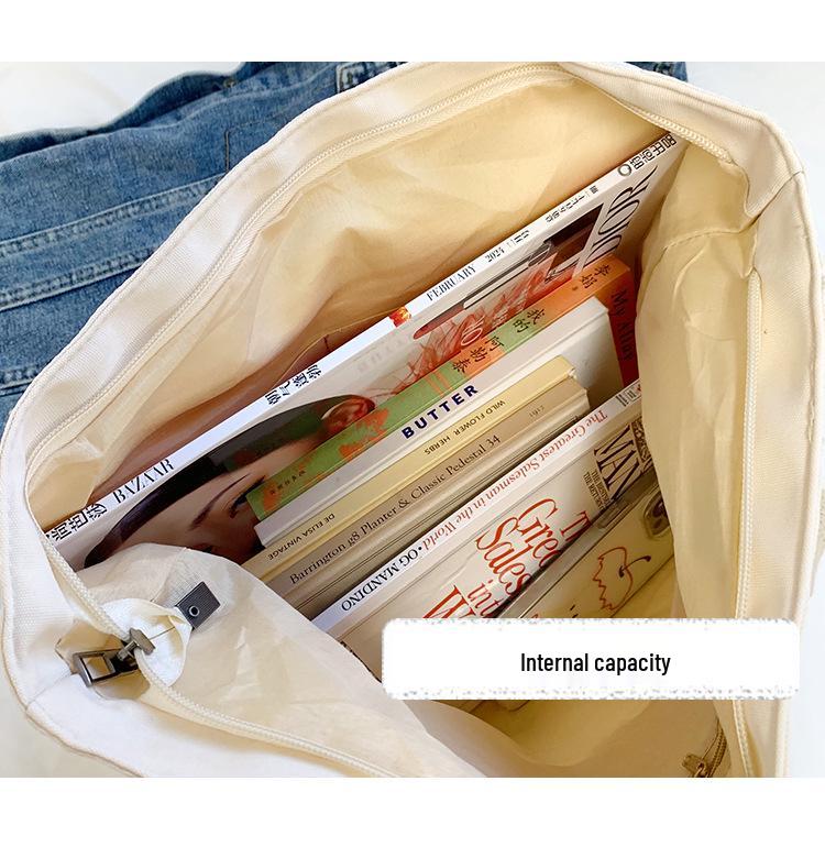 Korean-Style Large Capacity Lightweight Women's Crossbody Tote Bag