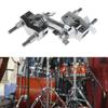 Drum Connecting Bracket Rack Clamp Percussion Stand Attachment Adjustable Extension