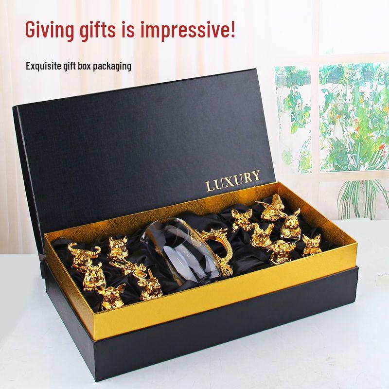 Kinesisk stjernetegn Baijiu Glasservise Sett