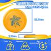 Frisbee Pack de 2 Disques Volants, 22.86cm Enfants 5 Ans et Plus, 70g, Rose + Vert