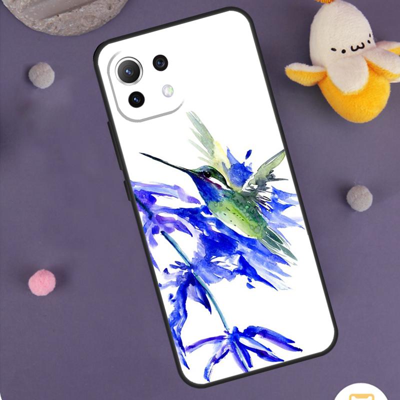 Hummingbird and Flowers Case For Xiaomi 15T Pro 13T 14T 14 15 Ultra 17 Pro Max POCO F8 Pro F5 F6 F7 X5 X6 X7 Cover