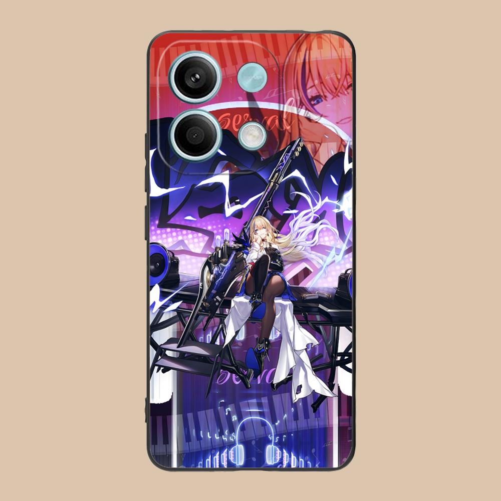 

HSR Serval Matte TPU Mobile Phone Case for Xiaomi 15 14 13 12 Mi 11 T Ultra Lite Pro S X 5G Colorful Printing Cover xiaomi 15