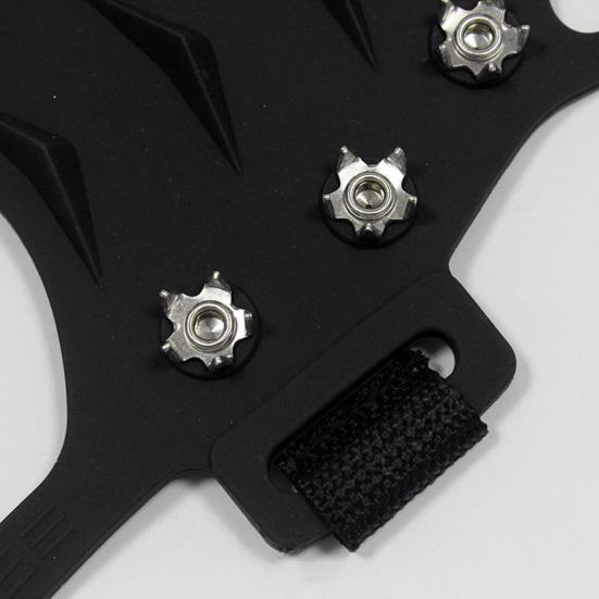 1 Pair Ice Stud Shoes Grip Corrosive Resistant Wear Resistant Silicone 10 Nails