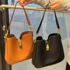 Early spring new bag leather women's shoulder armpit bag commuter large capacity bag