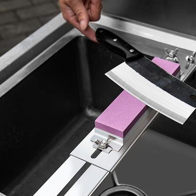 Stainless Steel Sharpening Stone Holder Whetstone Holder Grindstone Whetstone Base Fix Bracket