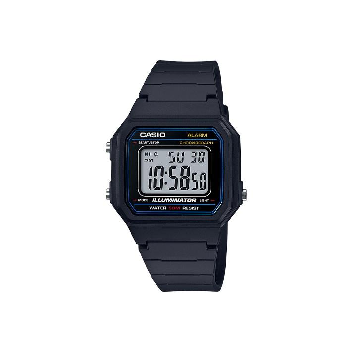 CASIO Men YOUTH Black Watch W-217H-1AVDF W-217H-1AVDF Black Dial