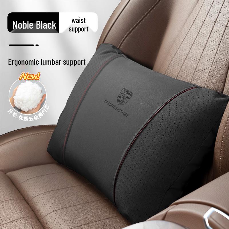 Porsche Kopfstützen- und Lendenwirbelstützkissen für Macan, Cayenne, Panamera, 718/911