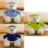 Adorable Plush Hooded Bear Toy Soft Pp Cotton Stuffed Animal Kids Gift 25cm