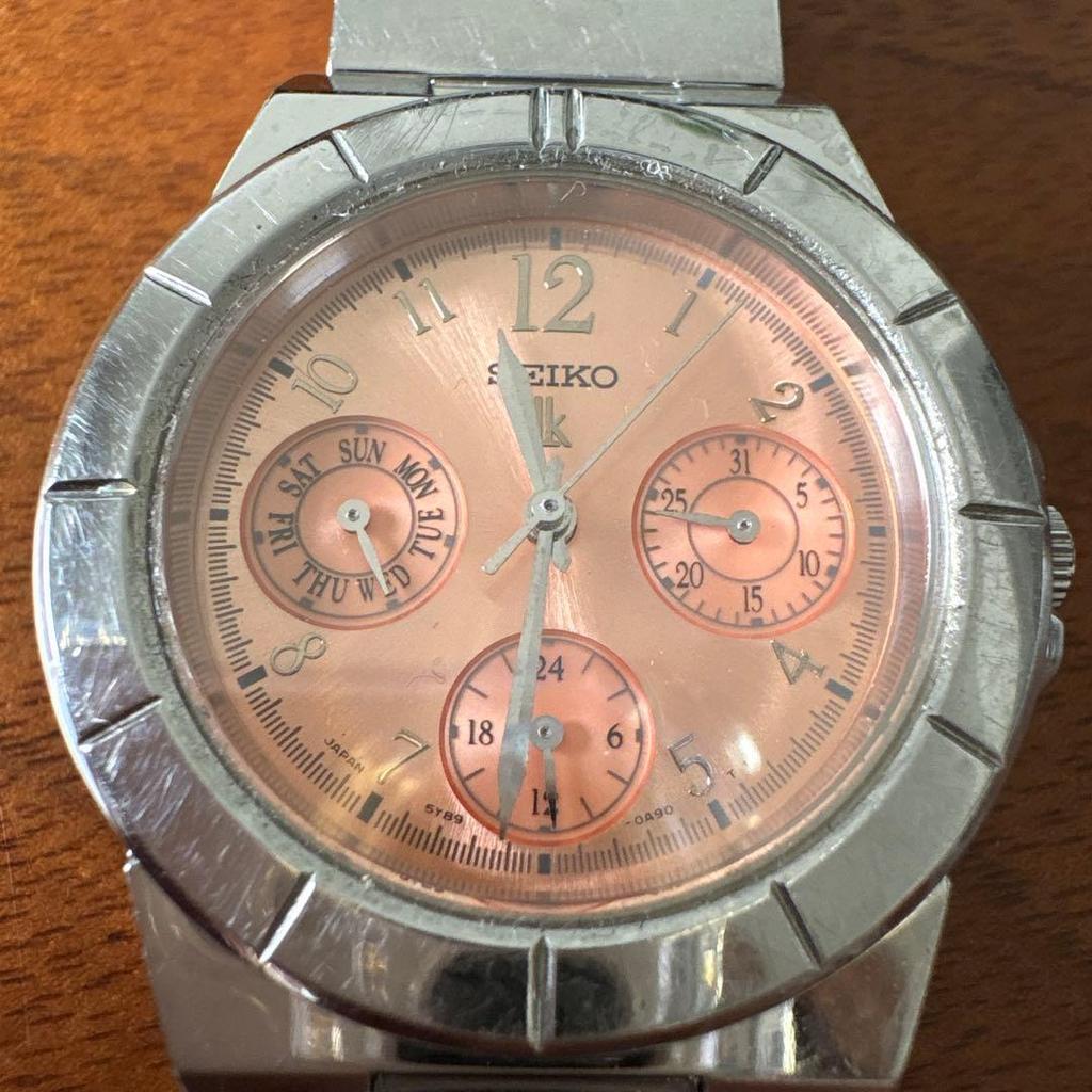 Used SEIKO Rukia Pink Dial Watch
