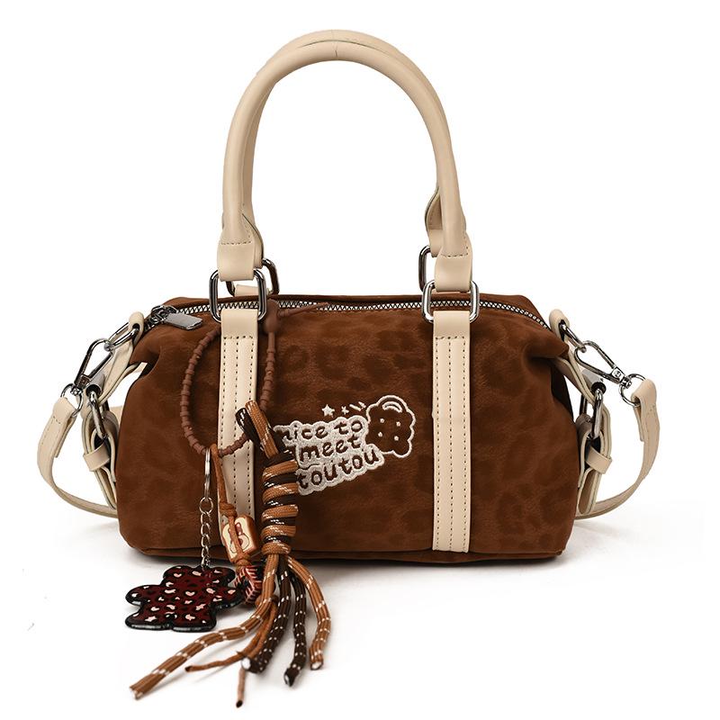Women's Suede Frosted Handbag, One-Shoulder Crossbody Vegetable Basket Bag (2025)