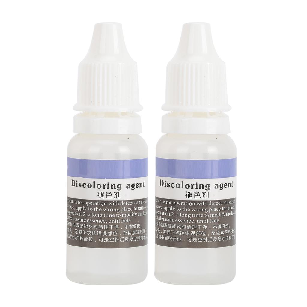 2pcs Tattoo Correction Serum Painless Pigment Fading Agent Eyebrow Lip Microblading Remover