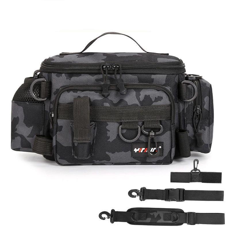 Multifunctionele Visuitrustingstas Waterdichte Haken Doos Hengelhouder Heuptas Sling Crossbody Pak Visaccessoires Tackle Tas Buitensporten