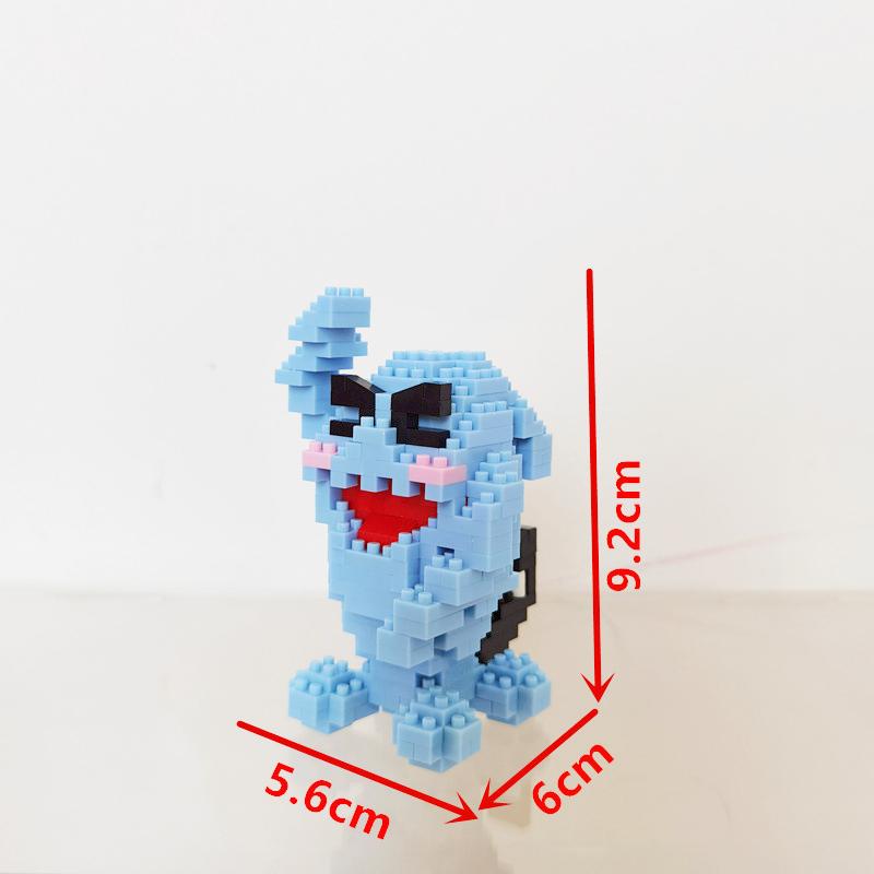 Anime Pokémon Building Blocks Assembly Anime Charizard Doll Blastoise Bulbasaur Gengar Bricks Figures Toy for Kid Gift
