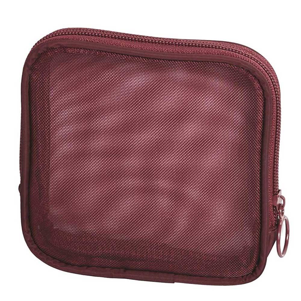 

Zipper Design Mesh Storage Bag Mesh Lipstick Cosmetic Pouch Simple Data Cable Storage Bag