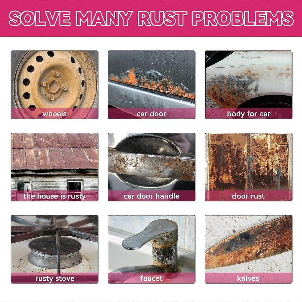 Limited time!!Homonth Car Rust Remover Multifunctional Rust Cleaner For Car Wheel Hubs, Handles, And Parts