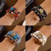 Bohemian Crystal Heart Multilayer Bracelets For Women With Charm And Gift Choice