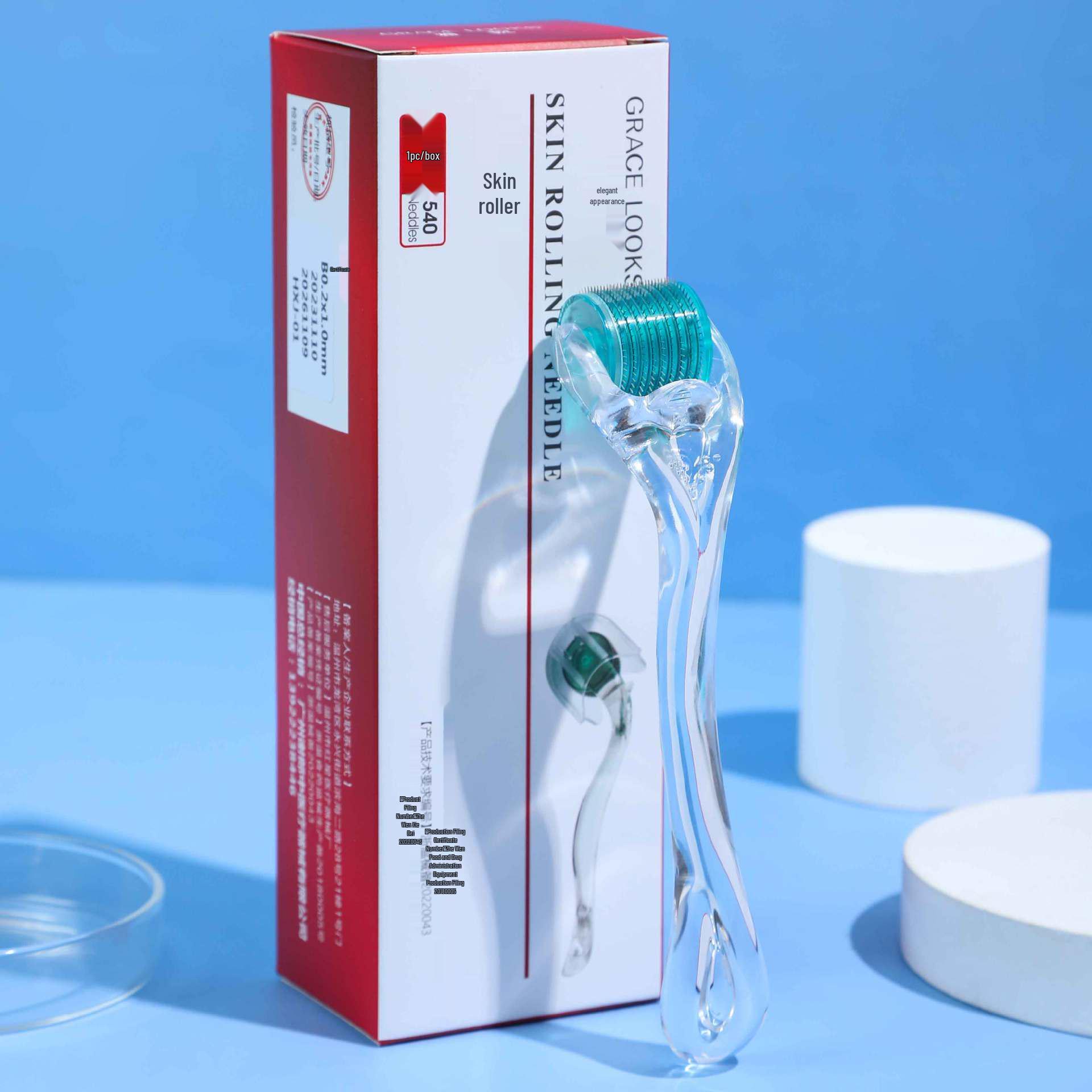 Стерильный Beauty-ролик с 540 микроиглами - Одноразовое устройство с микроиглами