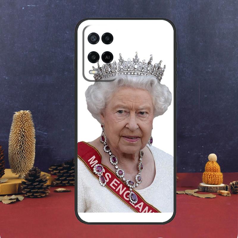 

England Queen Elizabeth II Case For Oppo A60 A80 A40 A6 A5 Pro A15 A16 A17 A57 A94 A74 A54 A76 A96 A18 A38 A58 A78 A98 OPPO A16