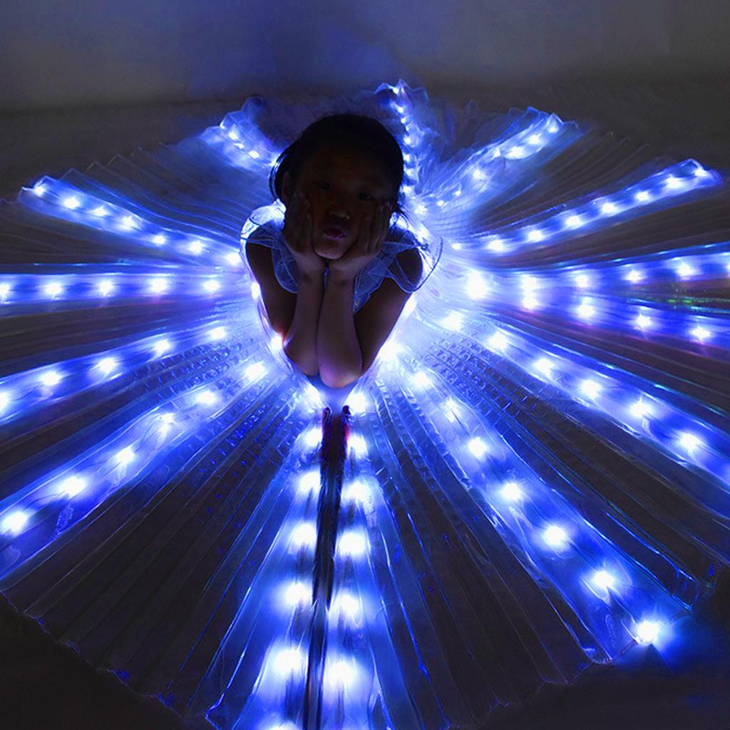LED Wings Adult Children Costume Cape Circus Led Luminous Costumes Party Show Led Isis Wings Dancewear Performance Clothing