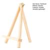 Desktop Mini Easel with Canvas Wooden Display Stand Portable Painting Easel Kit Small Canvas Holder for Kids Adults
