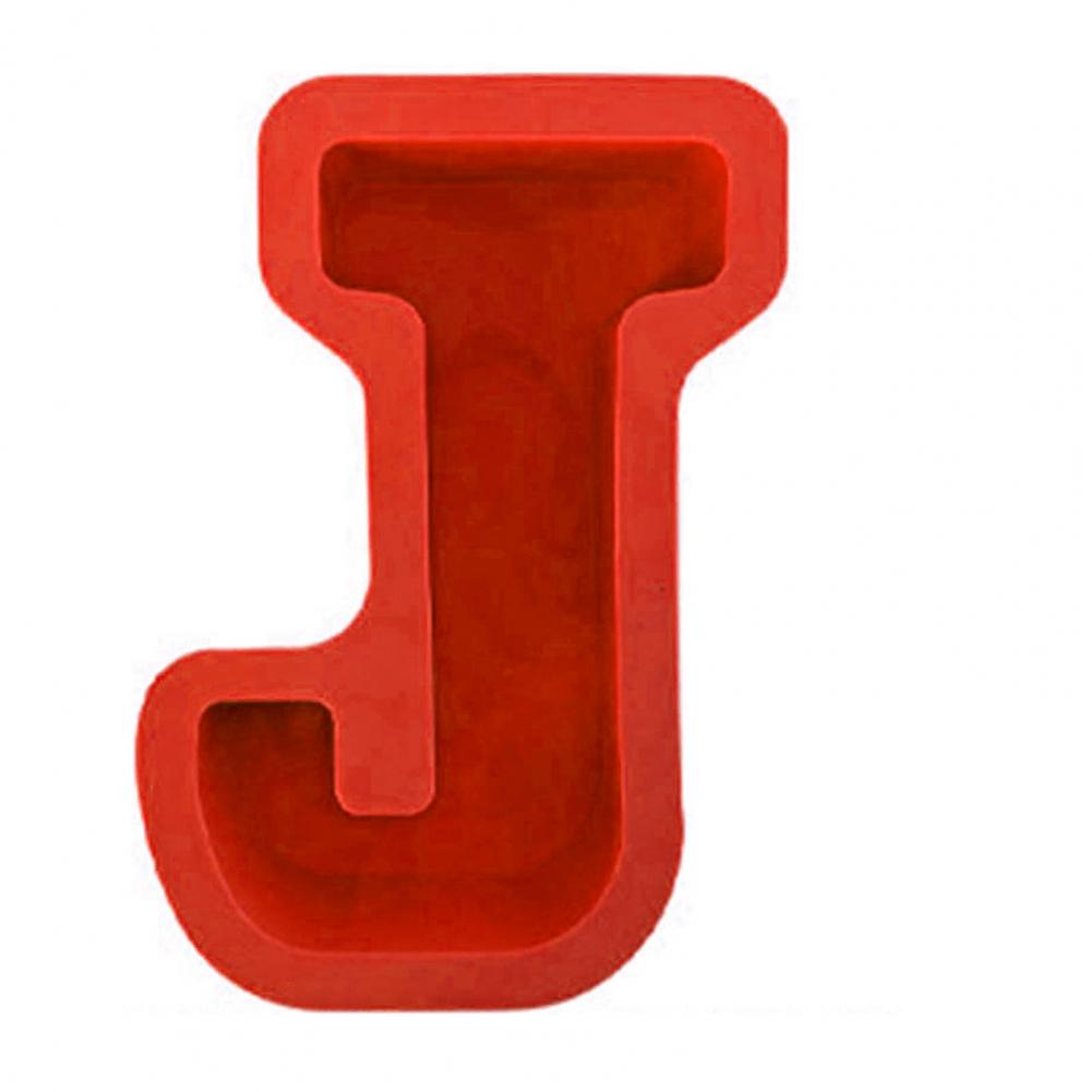 

Epoxy Mold Reusable Anti-deformed Easy Demoulding Non-stick Flexible DIY Irregular Form Capital Letter Candle Stencil For Party