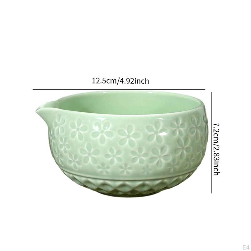 Keramik Matcha Schale ,Handgefertigt ,Teezeremonie zum Aufschlagen Traditioneller Porzellan Tee