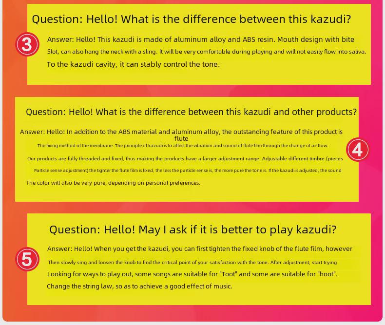 Premium Metal Kazoo for Easy Ukulele & Guitar Accompaniment