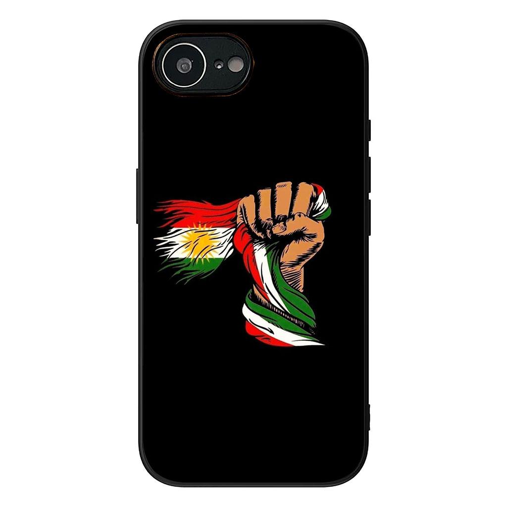 Cover for Apple iPhone 16 15 14 Plus 13 12 Mini 17 Pro Max + ProMax 16E Air Casing Phone Case Kurdistan Flag