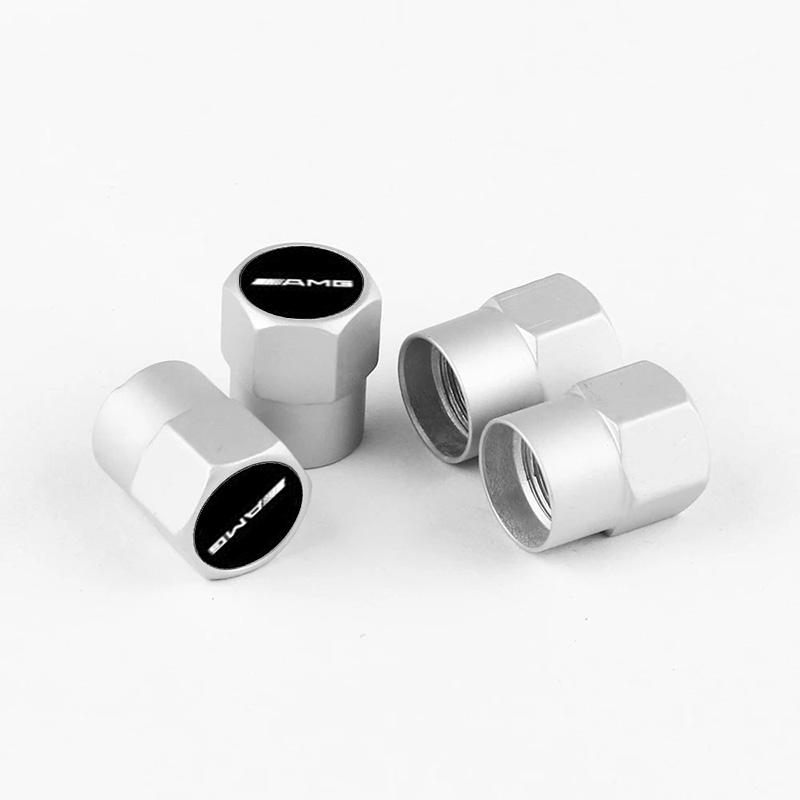 4Pcs For Mercedes Benz CLS CLE CLA GLA GLB GLS Class A GLE W222 W210 W176 Car Wheel Tire Valve Stem Caps Covers Auto Accessories 1de