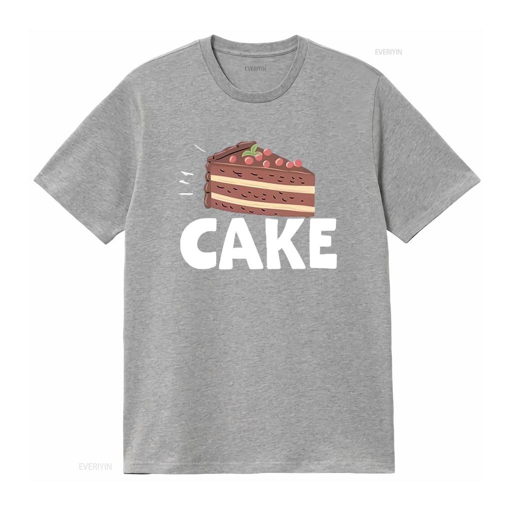 HERE FOR JUST THE CAKE Lover Women s T Shirt  Comfortable and Fashionable with Unique Print Design vintage Washed