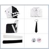 Men 5 Pcs Anime Costume Danganronpa V3: Killing Harmony Cosplay Monokuma Unisex Cosplay Costume Coat+shirt+tie+pants+badge