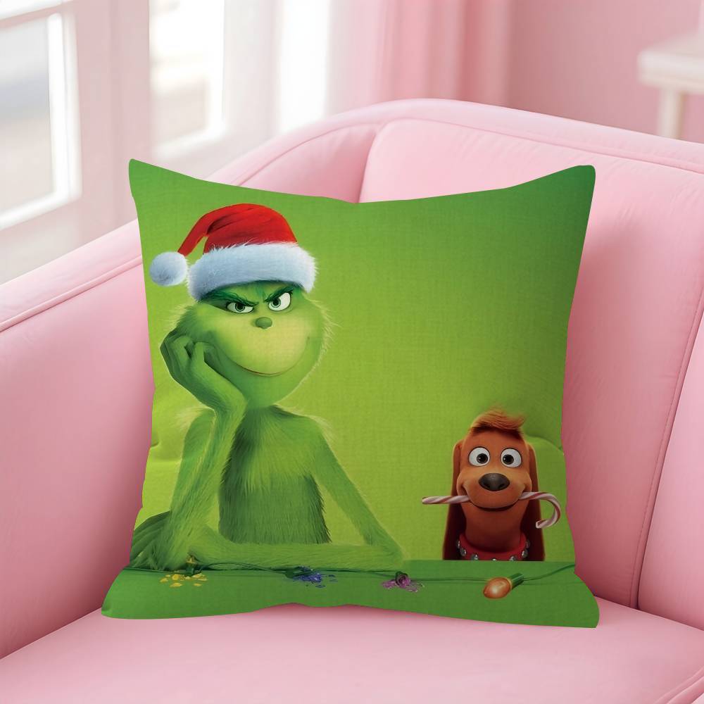 Movie The classic GGrinches Personalized Pillow Cover Kids Bedroom Wild Party Decor Pillowcase kid Birthday shower Gift