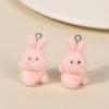 5 ks 3D roztomilý hejn mořská vydra Žlutá kuřecí přívěsky Kreslený přívěsek zvířátka Diy Keychain Náušnice Šperky Doplňky Dárky