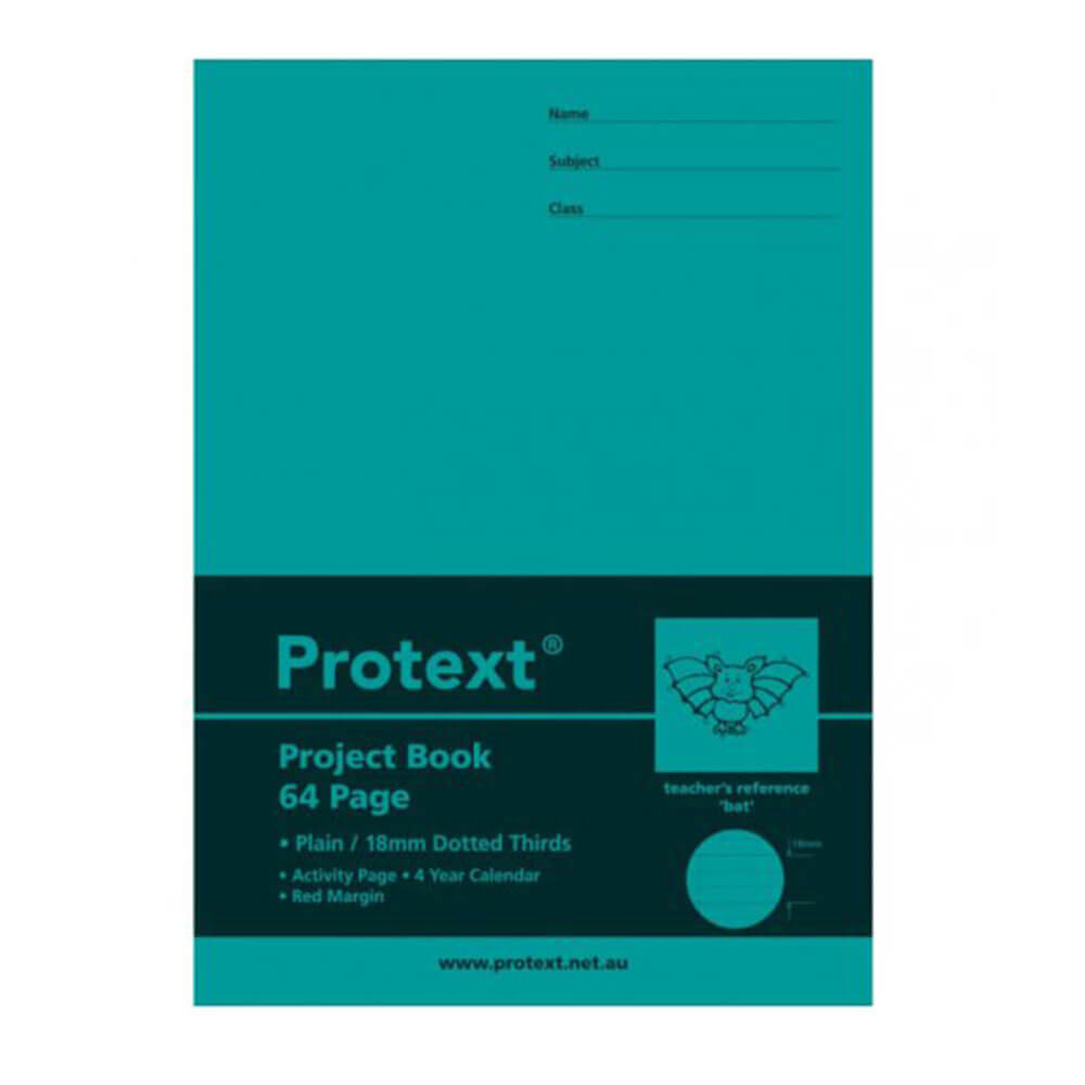 Protext Einfaches & Gepunktetes Projektbuch 18mm (64 Seiten)