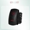 12V/24V 20A Waterproof Marine Grade Momentary ON OFF Red Backlight Rocker Switch for Car Boat RV Truck Horn Winch Polarity Start Battery Switches5
