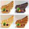 Woven Pattern Kitchen Storage Basket Multicolor Organization Box Display Basket  Home Shop Hotel