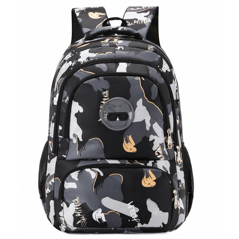 New casual backpack large-capacity schoolbag Chinese college student schoolbag fashionable and simple travel commuter backpack