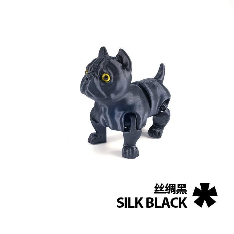 3D Printing Novelty Creative Pitbull Model Desktop Decorative Ornament Colourful Animal Crafts Children Toys Kids Birthday Gift