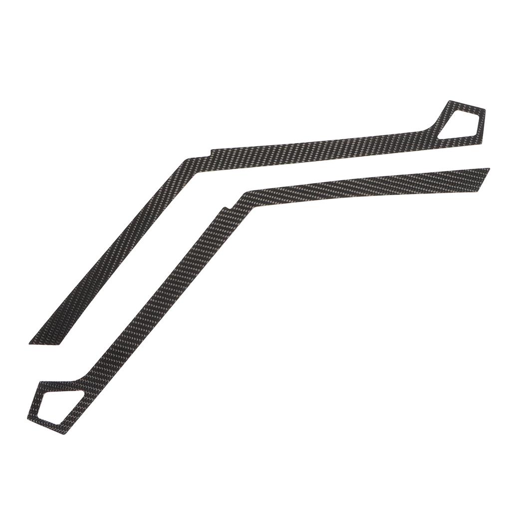 Rear Light Trim Cover Carbon Fiber Tail Light Frame Sticker Decor Panel Trim Replacement for Polaris RZR PRO XP 2021