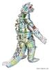CCP Medium Size Series Godzilla EX [6th Edition] Mechagodzilla (1974) Space Titanium Image Ver. Approximately 130mm PVC Pre-painted Soft Vinyl Figure