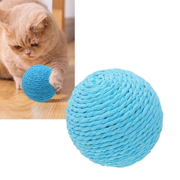 Cats Interactive Sisal Ball Safe Ball for Kitten Cats Interactive Cats Toy Interactive Ball Sisal Toy