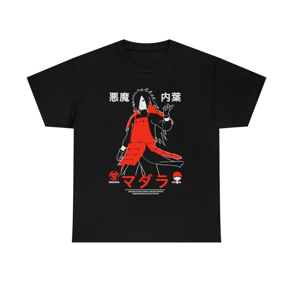 Naruto Shippuden New Tshirt Itachi Uchiha Akatsuki Black Shirt S To 4xl M