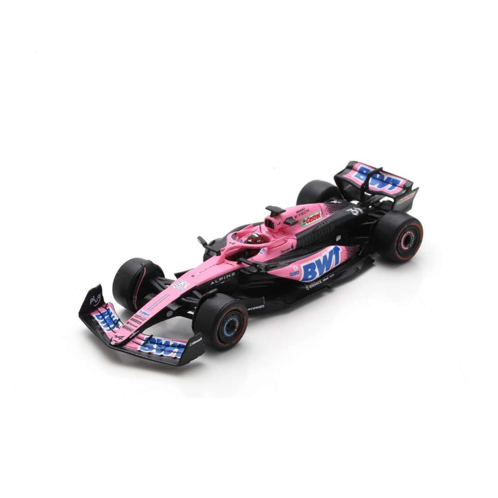 

Spark Alpine A523 BWT Alpine F1 Team 2023 Окон Лимитированная раскраска для первых 3 гонок 1/64 #31 E.