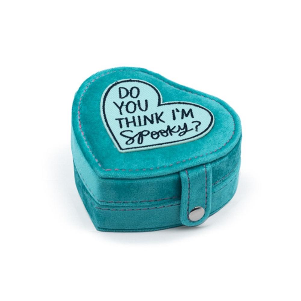 

Denim Earring Storage Case Multi-function Jewelry Display Holder Heart Jewelry Packing Bag Gift Style C