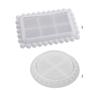 Bead Dish Silicone Mold Epoxy Dish Coaster Mold Pallet Resin Casting Mold Suitable for Diy Storage Box Fruit Plate Mat