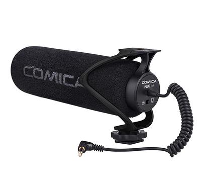Comica LITE video tabancası harici mikrofon yüksek performans CVM-V30 SONY/Nikon/Canon/SLR kamera/iPhone/Huawei için (siyah)